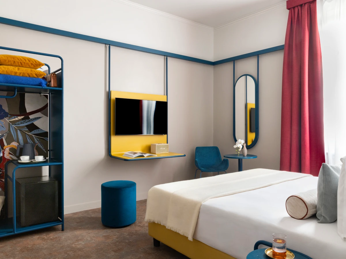 Superior room with double bed, TV, desk and relaxation area - Hotel XX Settembre, BZAR hotels in Rome